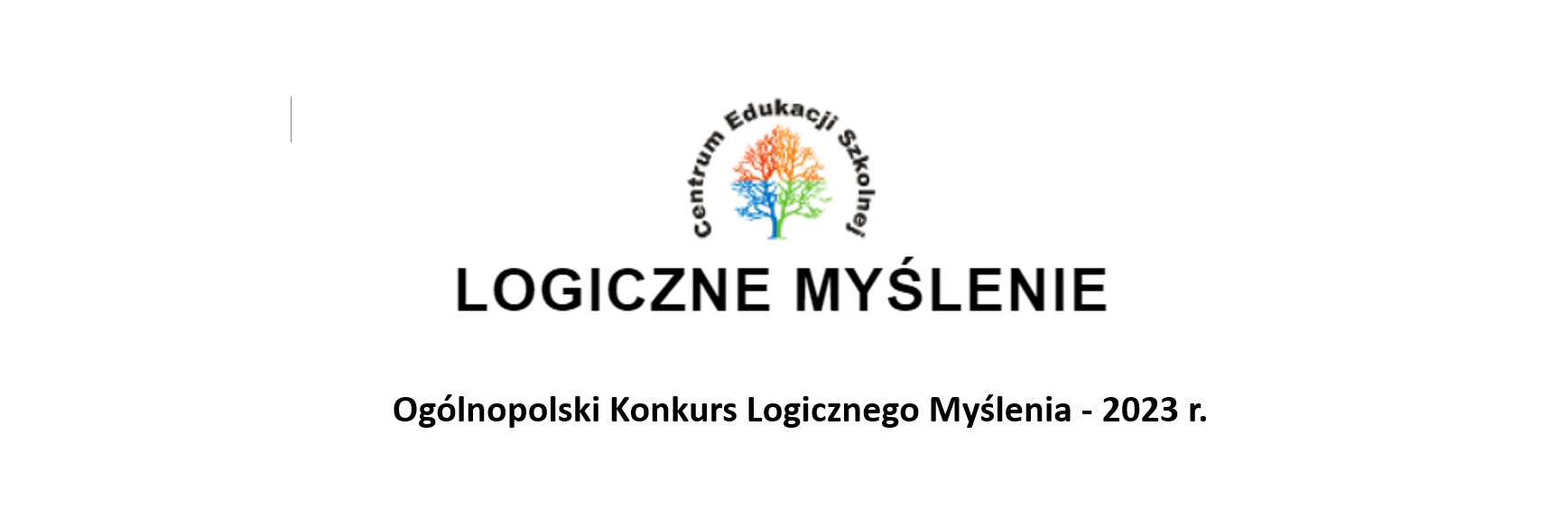 Ogólnopolski Konkurs Logicznego Myślenia - 2023r.